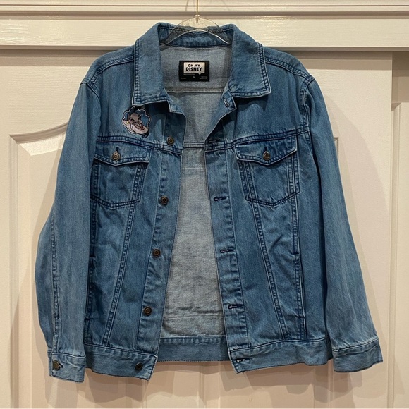 Disney oh my disney Aladdin denim jacket size M - Picture 2 of 5